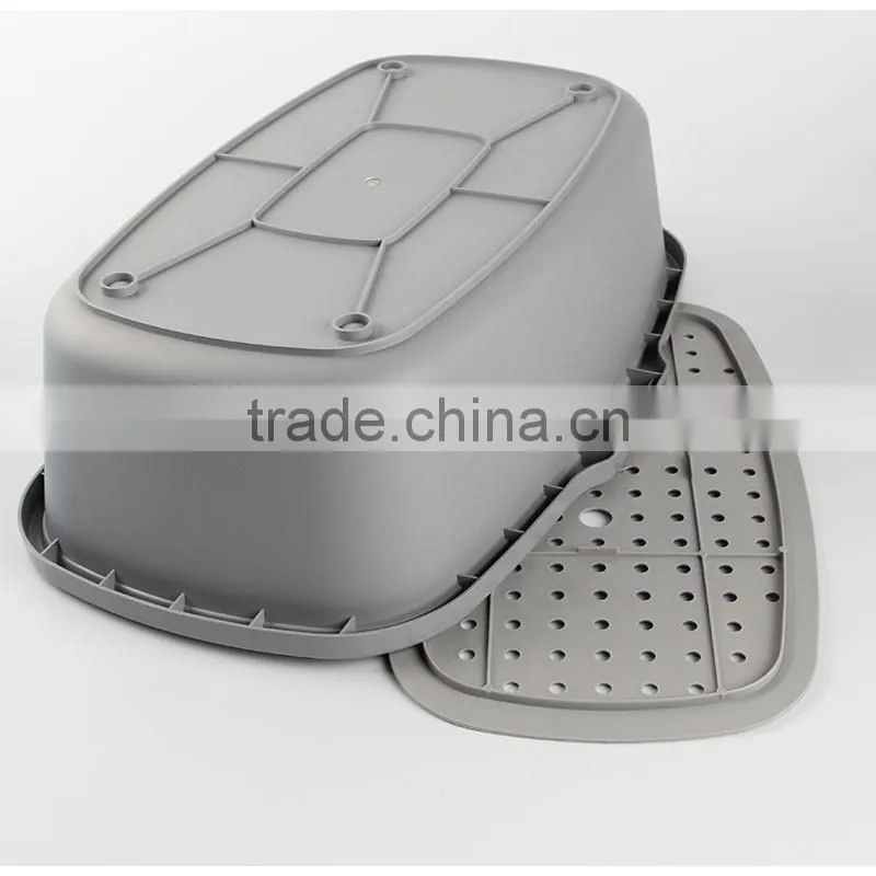 Airline approved portable plastic pet cat carrier