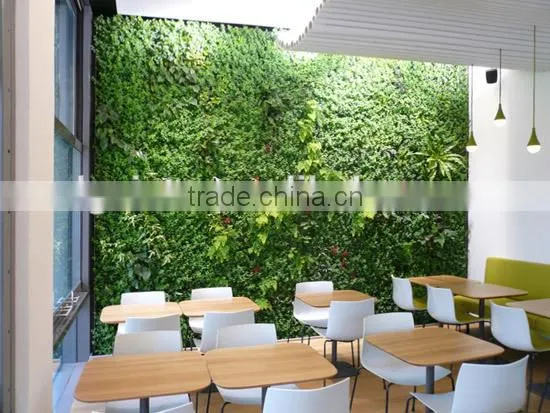 Waterproof excellent green wall factory artificial green plant
