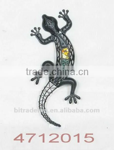 metal lizard for decoration