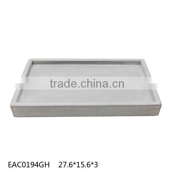 Concrete bathroom design Square Concrete Bathroom Set Lotion Dispenser Tumbler Tray