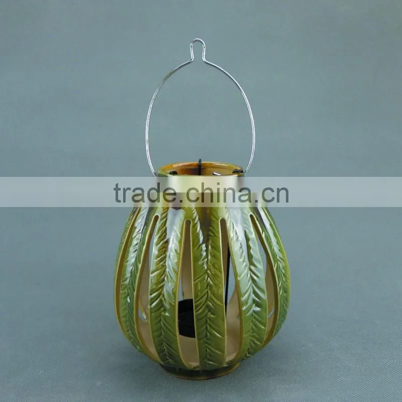Hot Sale!!! Charming colorful ceramic decorative hanging lanterns