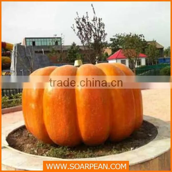 Garden decorative artificial yellow pumkin