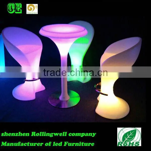 bar counter / led bar table / led lighted table / portable bar