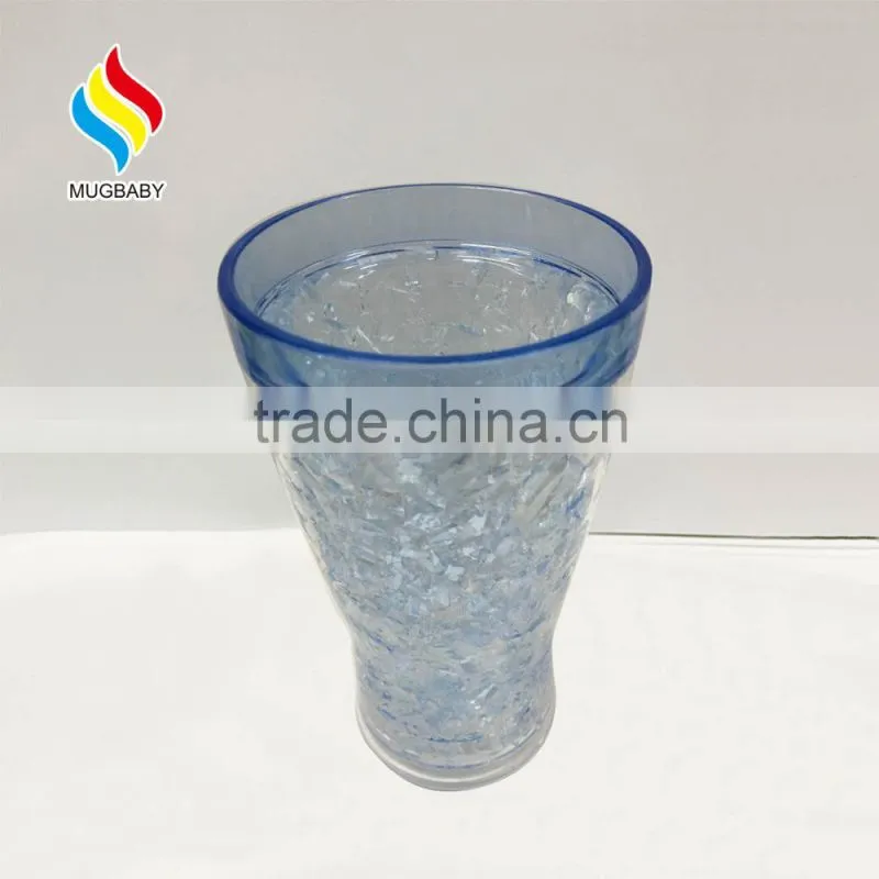 Summer Promotion plastic freeze mug double wall