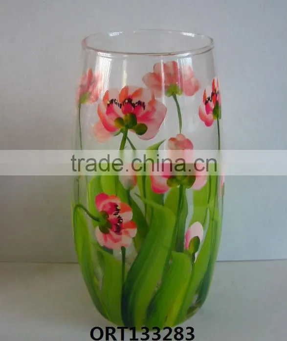 Home decoration Glass flower vase