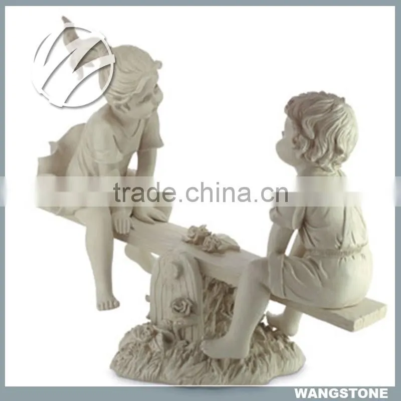 Abstract Dancing Love Couple Heart Shaped Statue
