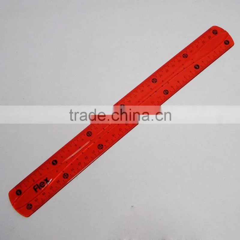 New designer 4pcs clear PVC flexible math set