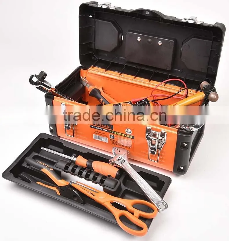 AK-9964 high quality 14" 17" 19" plastic tool box