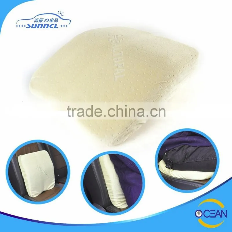 Velvet Fabric Cover Soft Memory Foam Comfortable Coccyx Cushion, Car Seat Cushion