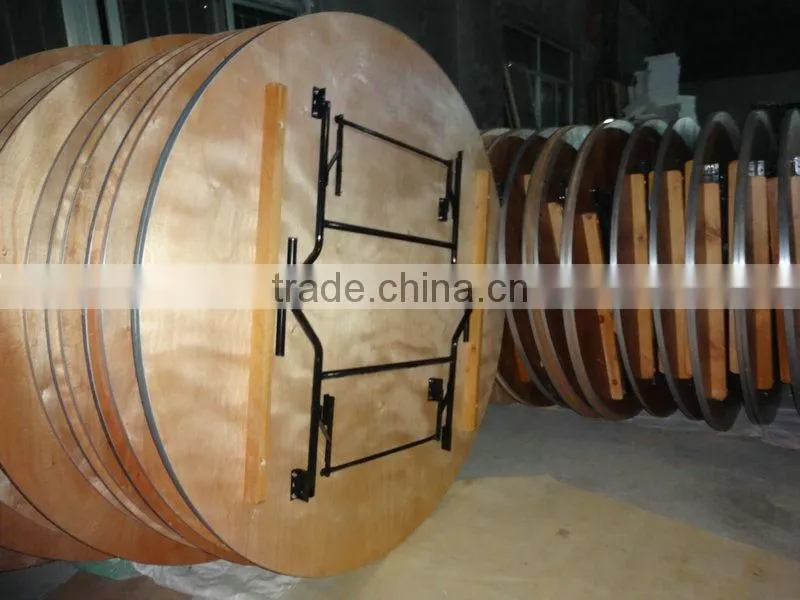 high quality folding dining wooden table banquet table