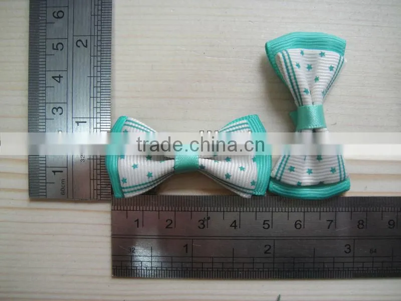 CF0570 Pretty cheap small polka dot hair bow accessories wholesale
