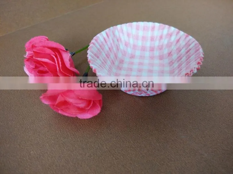 Colorful Round Shape pretty design greaseproof paper cake cup