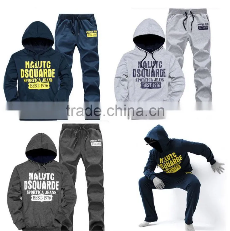 MENS TRACKSUIT JOGGING SEPERATE PANTS TOP HOODIE PANTS SWEAT SWEATPANTS SUIT SET