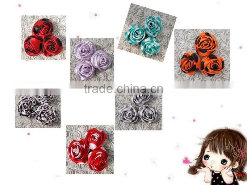 2015wholesale satin fake rose ,satin roses handmade,flowering rose