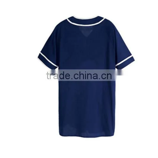 Cannda custom button down baseball jersey wholesale