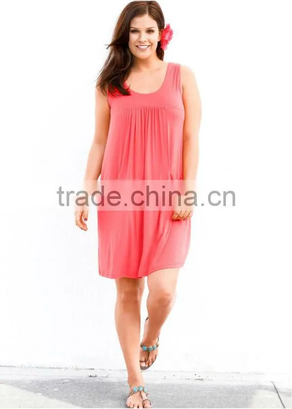 ladies Jersey pinafore fashion jersey dress viscose dress