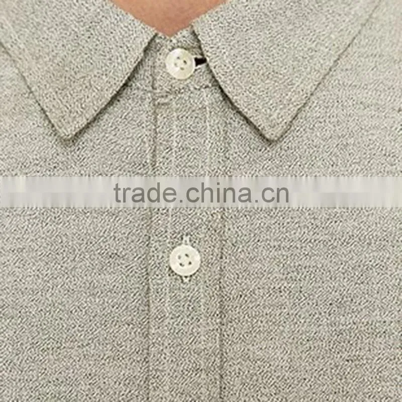 Wholesale 2016 new style casual long sleeve linen slim fit shirts for men