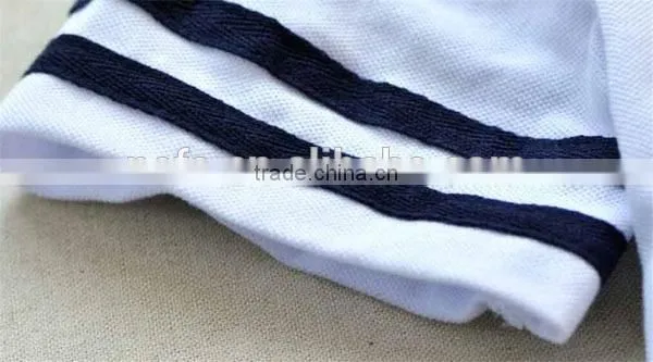 Cheap price kids white polo t-shirt wholesale