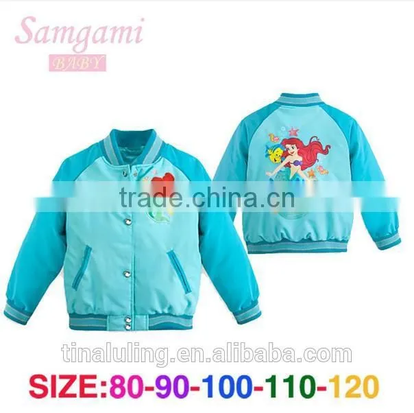 2015 new girls princess cartoon pullover sweatshirt without hood