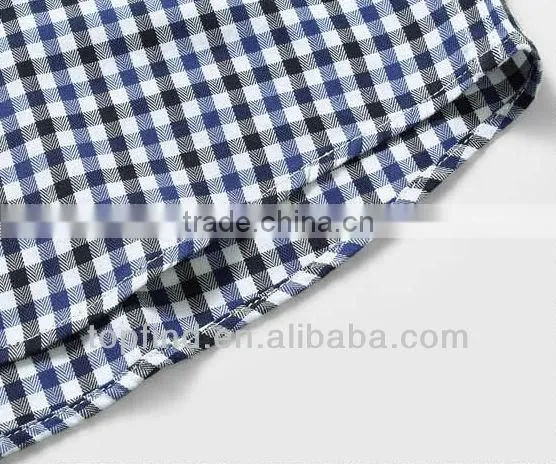 latest new design cotton plaids men shirts shirt manufacturer in China