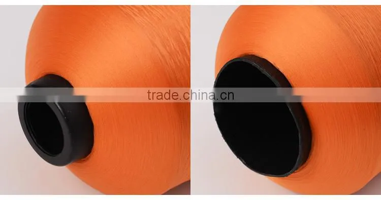 200D/1 100% Polyester Filament dyed textured yarn overlocking thread