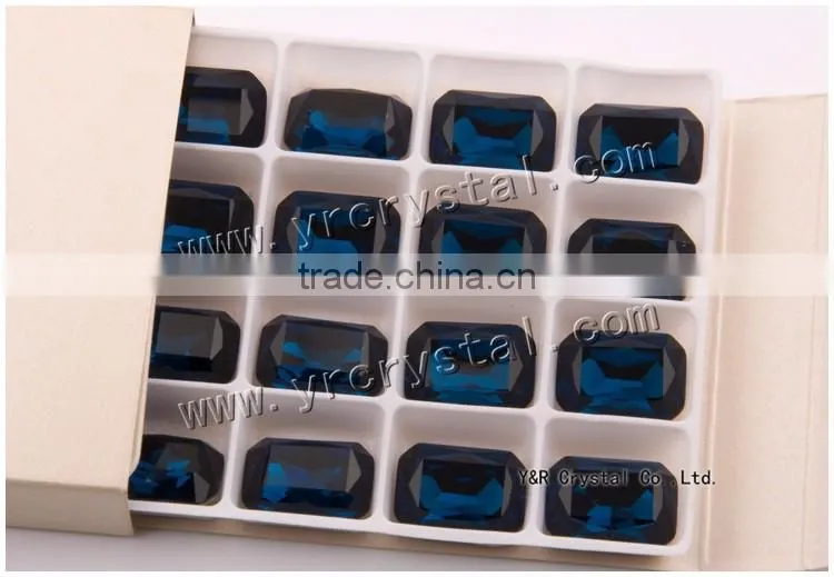 4627 octagon crystal 18.5*27mm montana color citrin stone