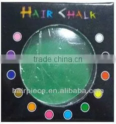 green and environmental hair chalk for sale , temporary hair chalk , hair piece