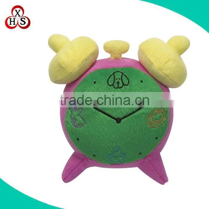 clock plush toy baby educational clock stuffed toys
