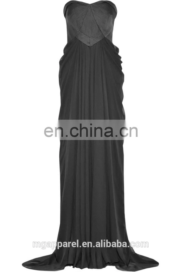 ladies long evening party wear gown sexy off shoulder black long gown dresses, evening gown