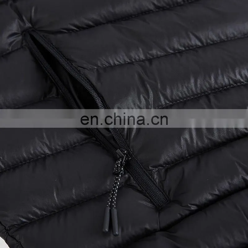 Fashion outdoor red reflective winter snowsuit warm down jacket for ladis