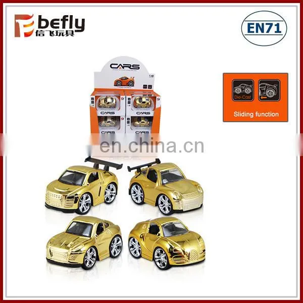 Children sliding alloy car play set