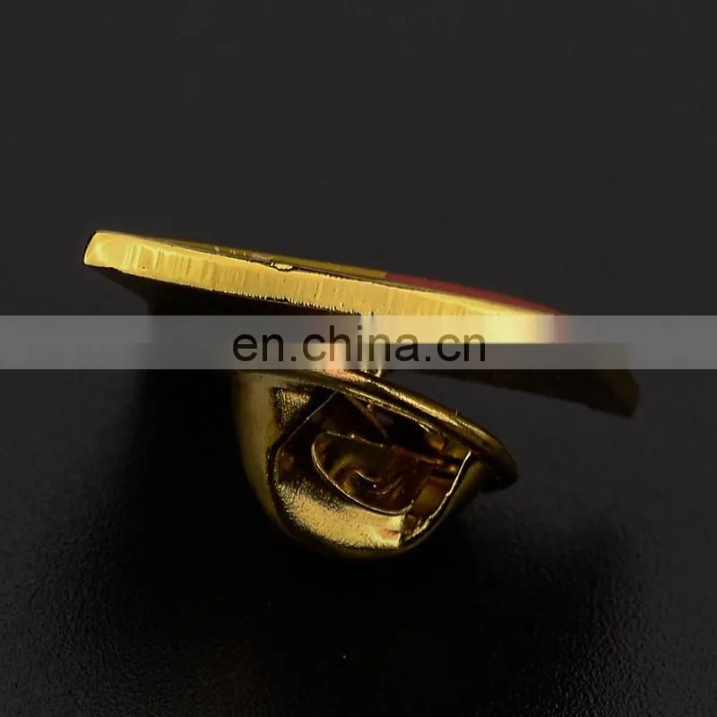 metal Qatar National Day Gifts Items Qatar Flag Magnetic Pin Badges For National Day