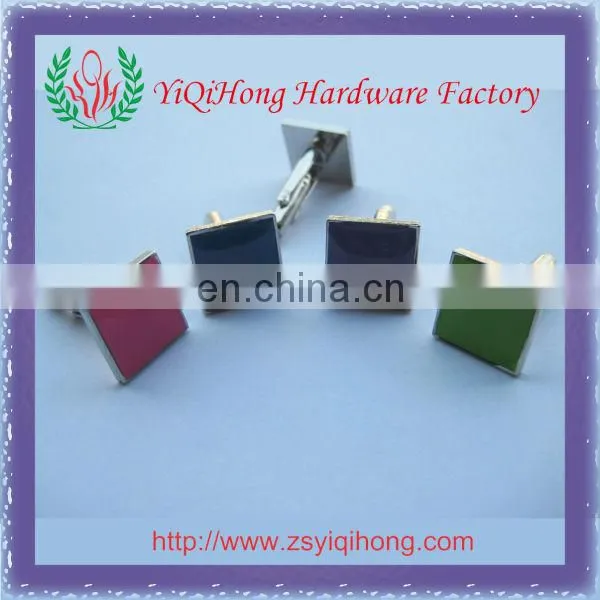 custom squareness enamel cufflinks