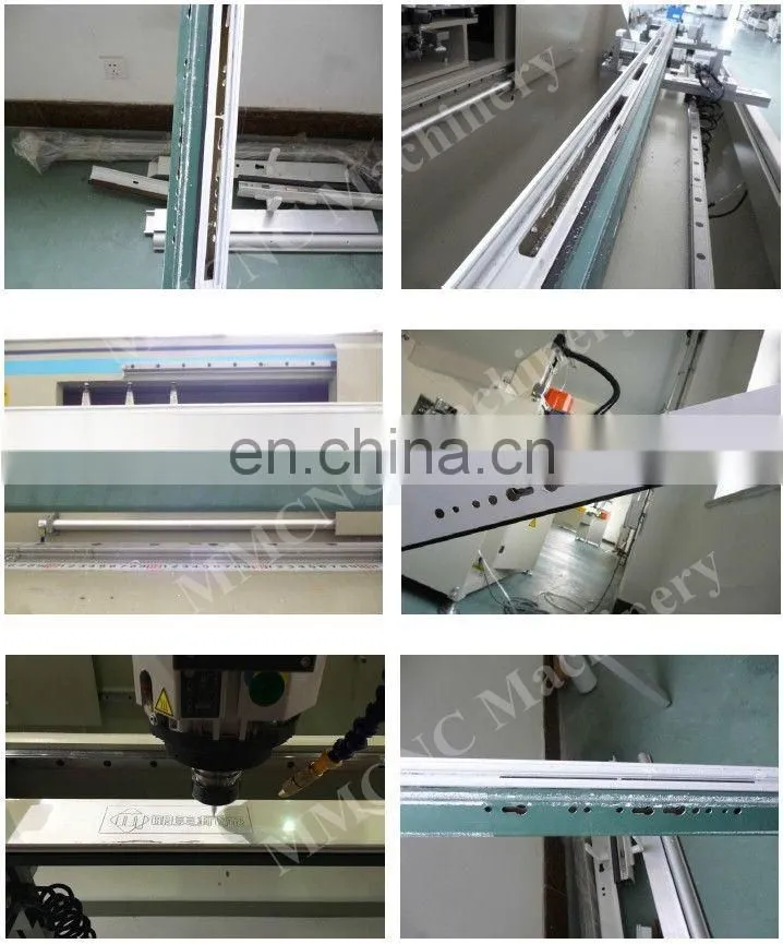USA Russia Israel Aluminum profile working 3 axis cnc milling machine for sale