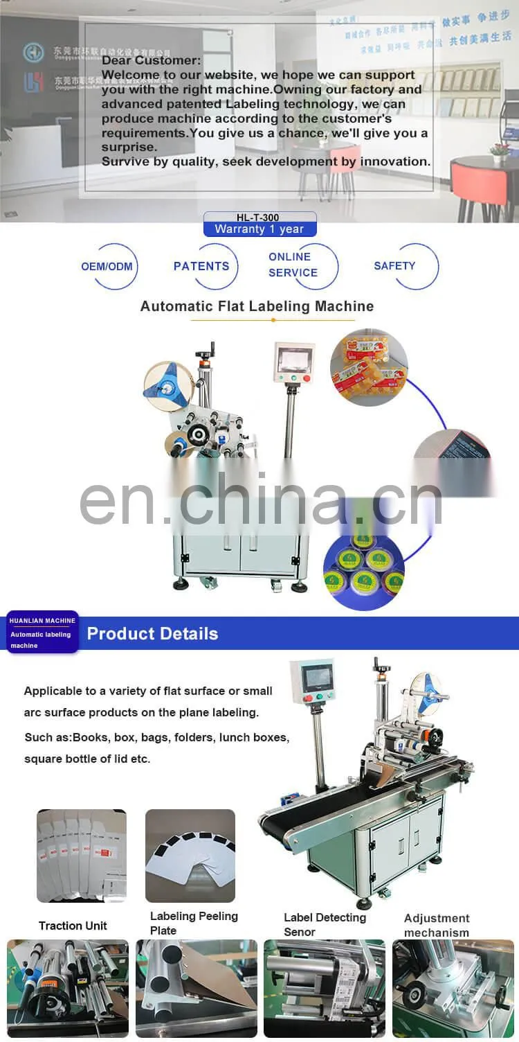 Matching Production line Automatic Online Packing Flat Labeling Machine / Box Labeling Equipment