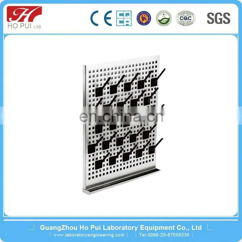 52 Holes Lab Fittings Decrease Water Single Side Test Tube Drying Rack