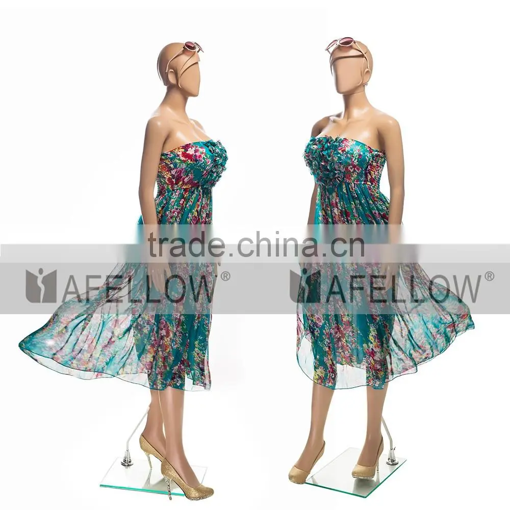Big chest female mannequin, Plastic Environmental Protection Woman Mannequin,Abstract Manikin, Cheap Model M009-XFF02