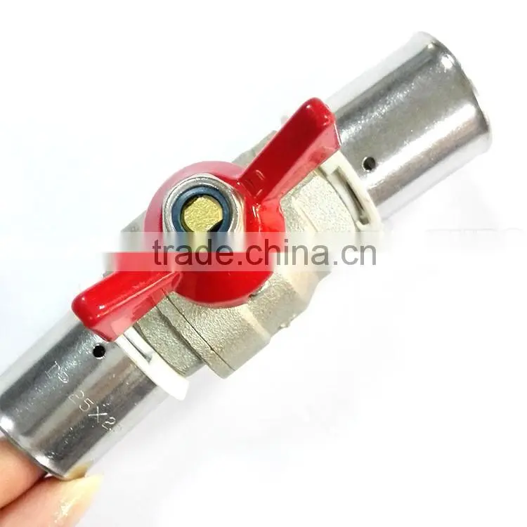 2016 high pressure drz small gas valve 3 way gas Butterfly ball valve