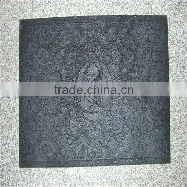 rubber door mat/hole rubber mat