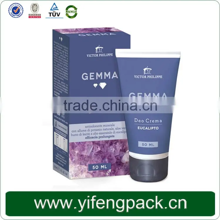Custom Design Luxury Cardboard Paper Empty Cosmetic Packaging