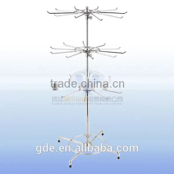 wholesale 3 layers accessories rolling display rail