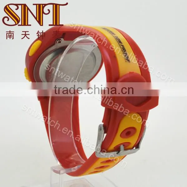 Hot sale plastic LCD watch water resistant watch