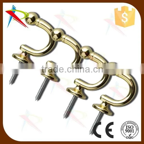 New Fashion Bronze Curtain Tie Back Hooks half-opened Anti Rust W/ Screws