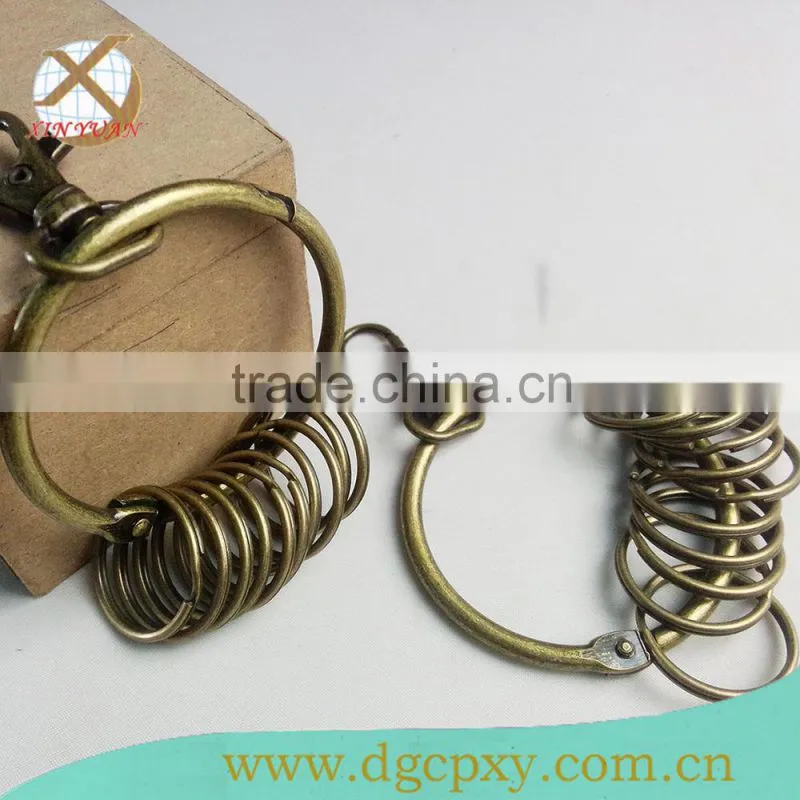 ladies handbag antique brass key ring for cellphone bag