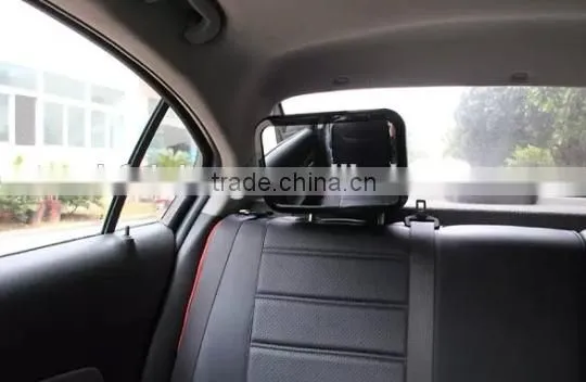 2016 New Adjustable Black Baby Car Mirror for Back Seat
