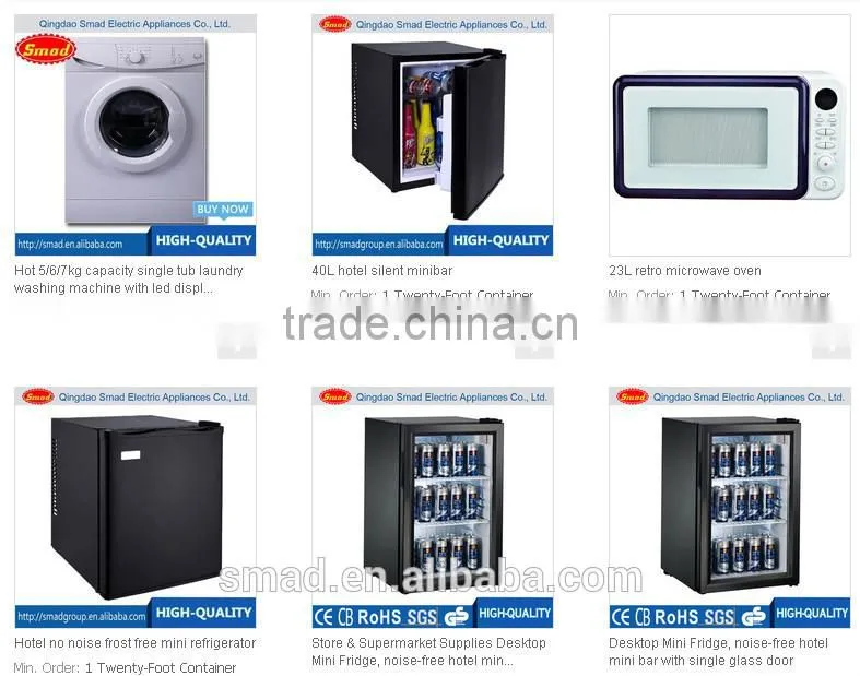 158-708L single/double/triple glass door display showcase for sale