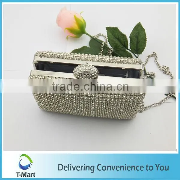 decorative crystal evening bag