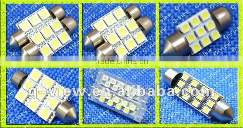 Superbright Canbus LED Festoon 3SMD 5050 error free car interior led