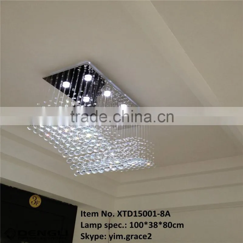 modern crystal chandelier pendant light for hotel home villa