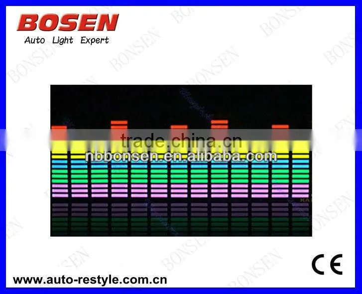 5 Colors LED Car Music Rhythm Light